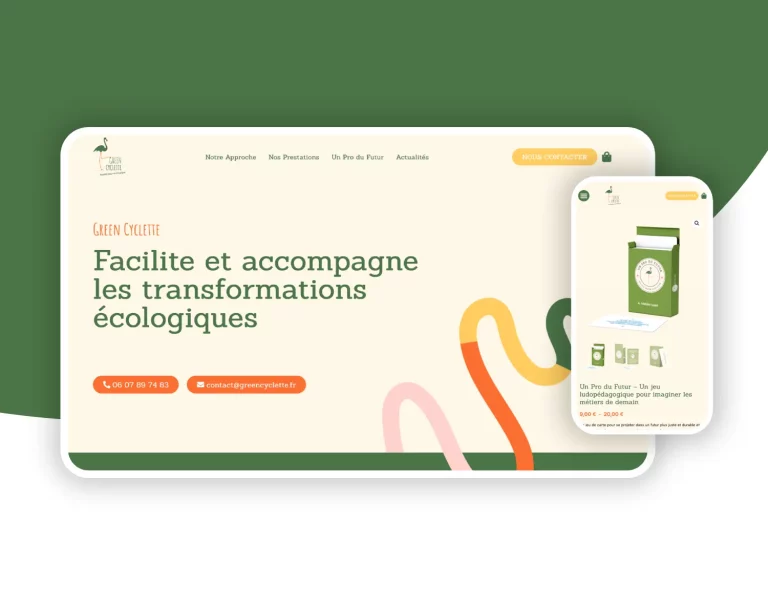 Refonte site WordPress et e-commerce Green Cyclette