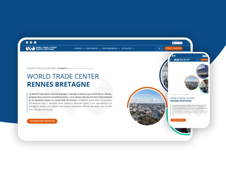 Refonte WordPress World Trade Center Rennes Bretagne