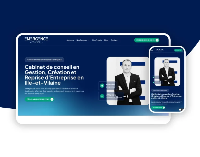 Création du site WordPress Emergence Conseil à Rennes