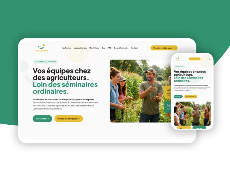 Team Building RSE : le site WordPress de Terres de Sourires